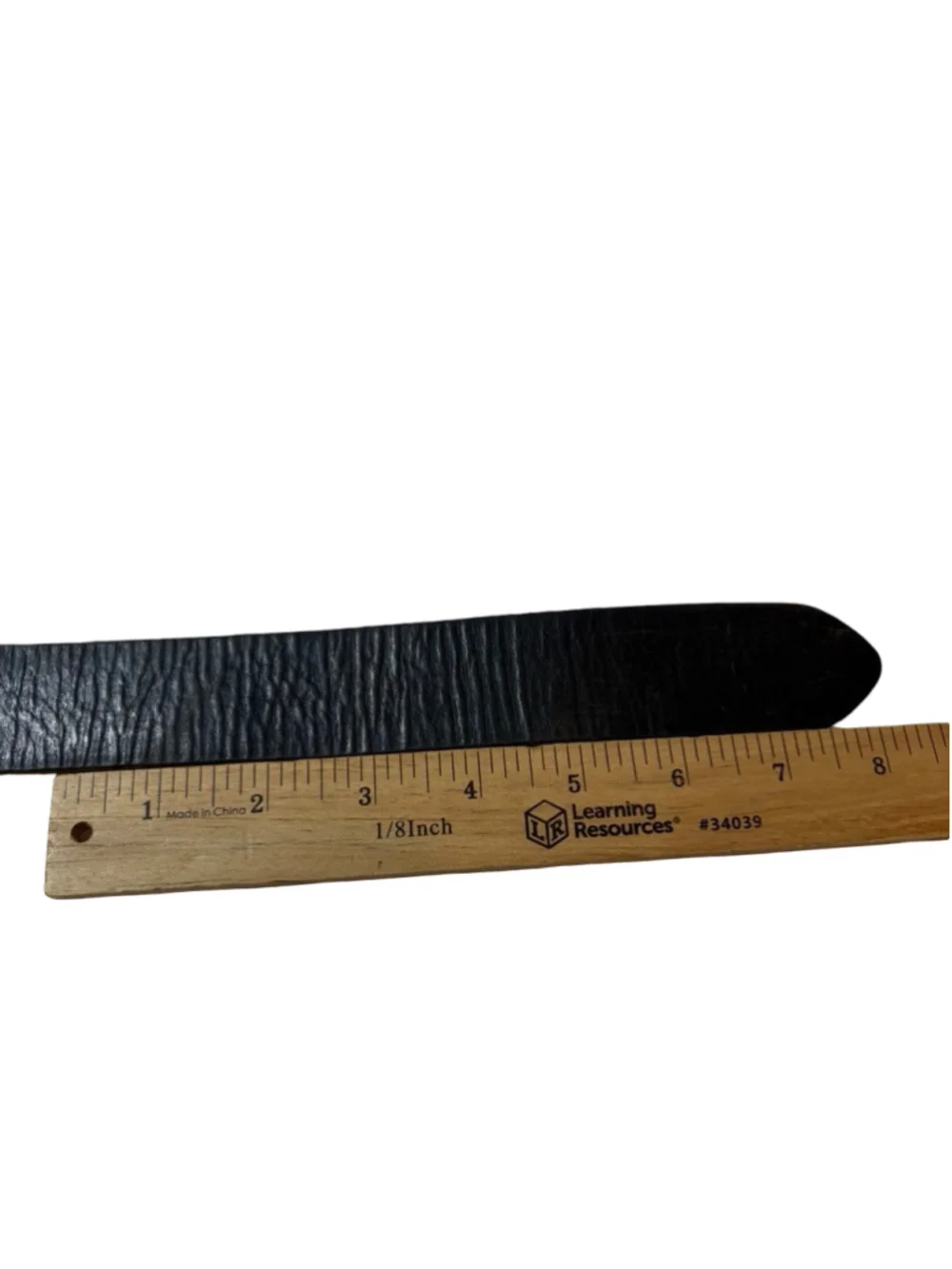 Banana Republic Black Italian Leather Belt Silver Slide Buckle Minimalist